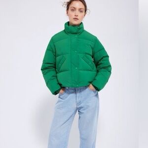 Sold out Pyrenex x Roseanna green lodge puffer, worn a couple times. Like new